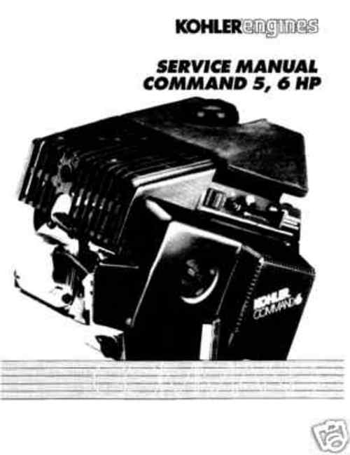 Product picture Kohler Command CH5 CH6 5-6HP Service Repair Manual